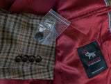 Chester Barrie Sport Coat 40R Taupe Check 2-button Wool/Cashmere