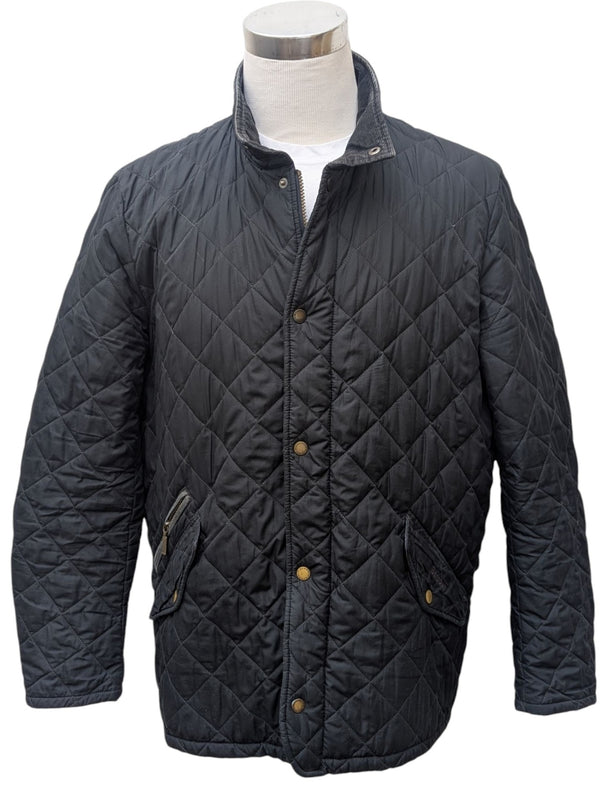 Barbour Jacket XL/XXL Midnight Chelsea Padded Quilt Polyester