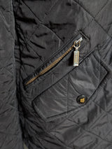 Barbour Jacket M/L Black Powell Padded Quilt Polyester
