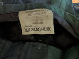 Barbour Jacket S/38 Blackwatch Plaid Waxed Cotton Rare