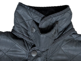 Barbour Coat S/M Black Polar Quilt Duracotton