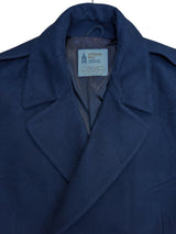 Vintage London Fog Coat M/40R Navy Blue Wool