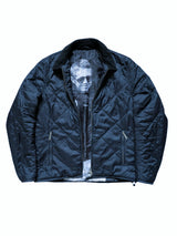 Barbour McQueen Jacket M Dark Navy Blue Hilson Polyester Special Edition