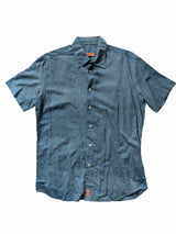 Delsiena Shirt M/L Dyed Blue Cotton