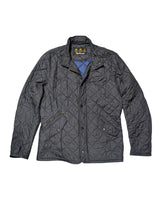 Barbour Jacket S/M Soft Navy Flyweight Chelsea Padded Quilt Polyester