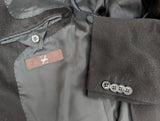 Zegna Sport Coat 40R 3-Button Black Pure Cashmere
