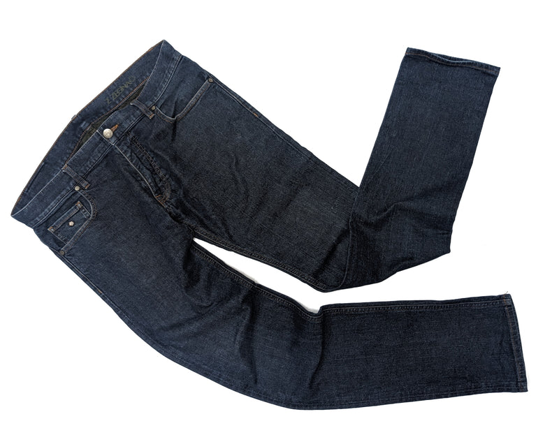 Zegna washed denim shirt - Blue