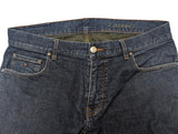 Zegna Jeans 33/34 Washed Dark Blue 5 pocket cotton/elastane denim