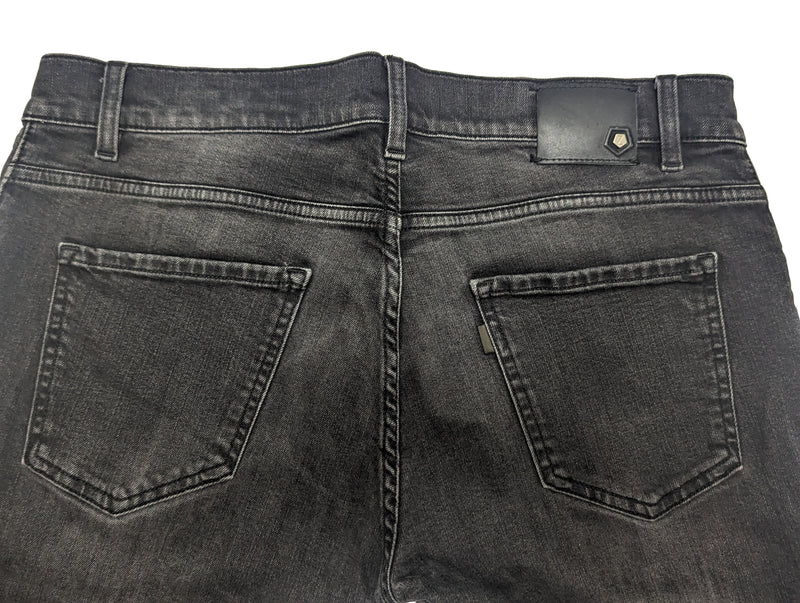 Zegna Jeans 32/33 Washed Dark Grey 5 pocket cotton/elastane denim