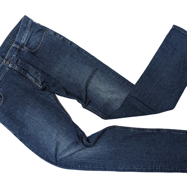 Zegna Jeans 33/34 Washed Mid Blue 5 pocket cotton/elastane denim Zegna Jeans 33/34 Washed Mid Blue 5 pocket cotton/elastane denim