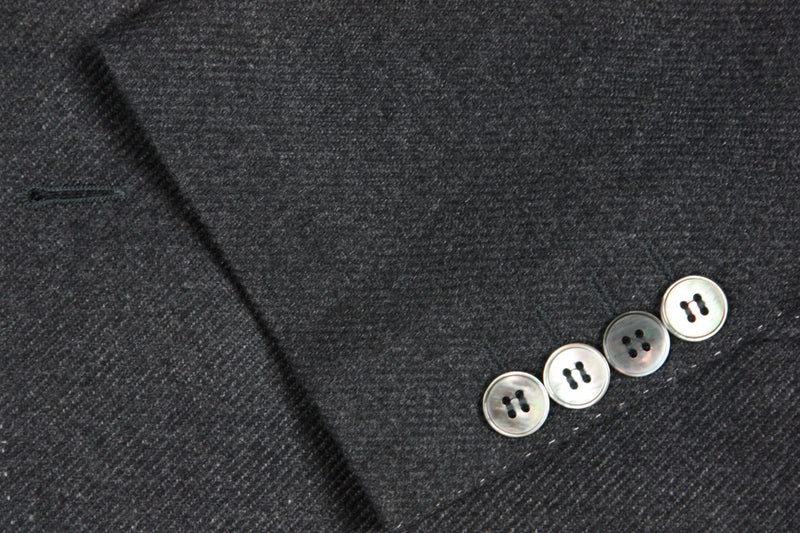 Benjamin Sport Coat Charcoal grey 2-button slim fit cashmere/silk