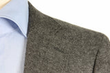 Benjamin Sport Coat Grey herringbone 2-button slim fit pure cashmere