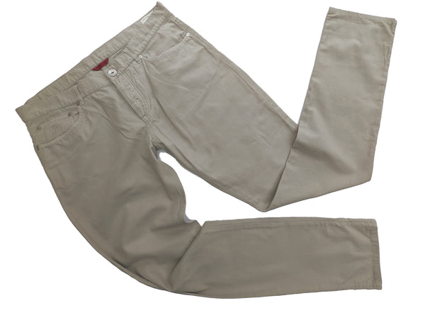 Brunello Cucinelli Trousers 36 Beige 5 Pocket Cotton