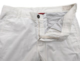 Brunello Cucinelli Trousers 36 White Flat Front Cotton Micro Cord