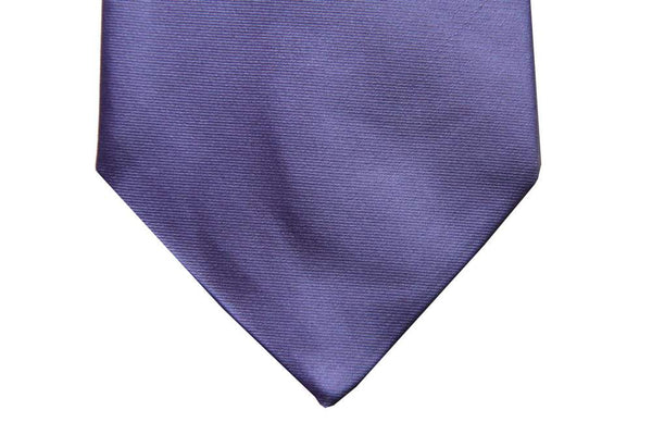 Benjamin Tie Solid lavender purple silk