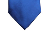 Benjamin Tie Solid royal blue silk