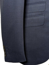 Benjamin Suit Airforce Blue Weave 2-Button Wool