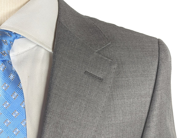 Benjamin Suit Mid Grey 2-Button Wool/Cashmere