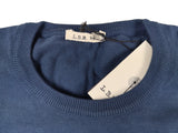 LBM 1911 Sweater Medium/50, Air Force blue Crewneck Pure cotton