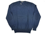 LBM 1911 Sweater Medium/50, Air Force blue Crewneck Pure cotton