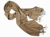 Battisti Scarf Khaki Pure cashmere