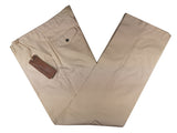 LBM 1911 Trousers 34, Stone beige Flat front Full Leg Cotton