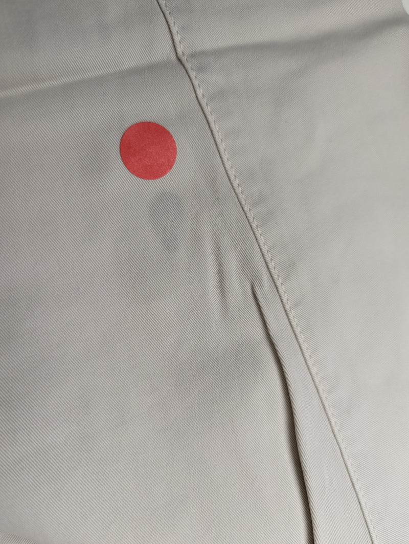 Kiton Jeans 37 Washed Light Stone Beige Cotton DMG
