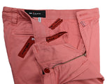 Kiton Trousers 31/32 Washed Salmon Pink Cotton Stretch DMG