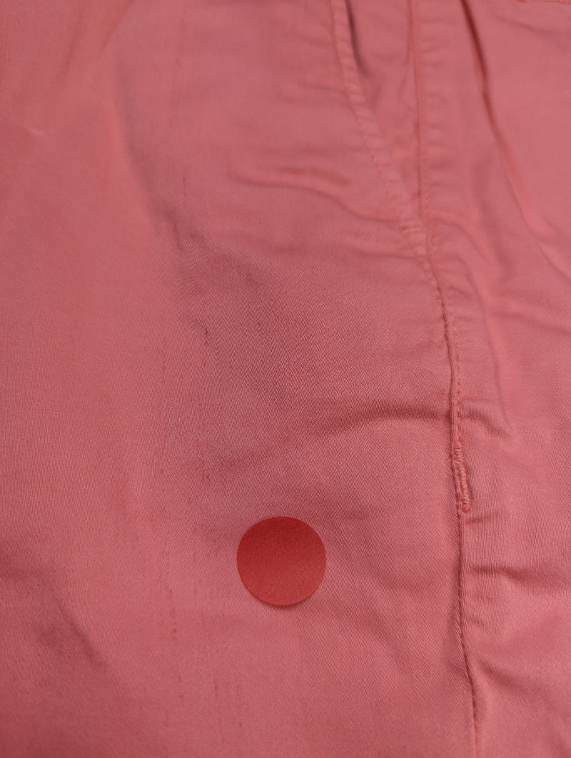 Kiton Trousers 33/34 Washed Salmon Pink Cotton Stretch DMG