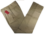 Luigi Bianchi Trousers 34 Light Celery Green Pleated front Full Leg Wool