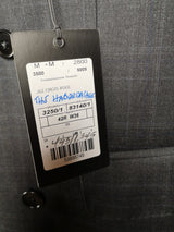 Luigi Bianchi Suit 42R Charcoal Soft Plaid Double Breasted Wool Reda