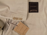 Luigi Bianchi Suit LBM 1911 40R/40L Tan Peak Lapel 2-Button Pure Cotton
