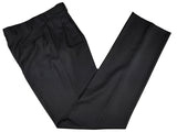 Luigi Bianchi Suit 40R Charcoal White/Blue Striped 3-Button 140's Wool