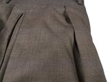 Luigi Bianchi LUBIAM Suit 40R Soft Brown Weave 2-Button Wool