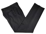 Luigi Bianchi LUBIAM Suit 40R Charcoal with Blue Stripes 2-Button Wool VBC