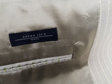 Luigi Bianchi Suit 42R Light Grey Striped 3-button 120's Wool
