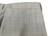 Luigi Bianchi Suit 42R Light Stone Grey Weave 3-button Wool