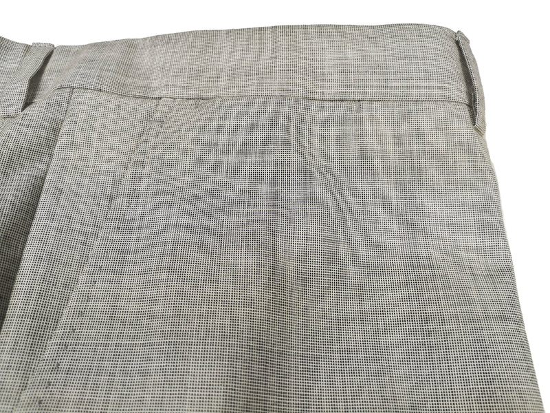 Luigi Bianchi Suit 42R Light Stone Grey Weave 3-button Wool