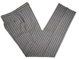 Luigi Bianchi Suit 42R Grey Striped 1-Button Peak Lapel Wool/Mohair