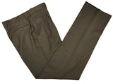 Luigi Bianchi Lubiam Suit 44L Brown Nailhead 3-button Wool VBC