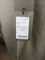 Luigi Bianchi Giorgio Andreani Suit 50R Light Beige Striped 3-Button 110's Wool