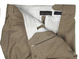 Luigi Bianchi Lubiam 3 Piece Suit 50L Tan Striped 3-button Wool VBC