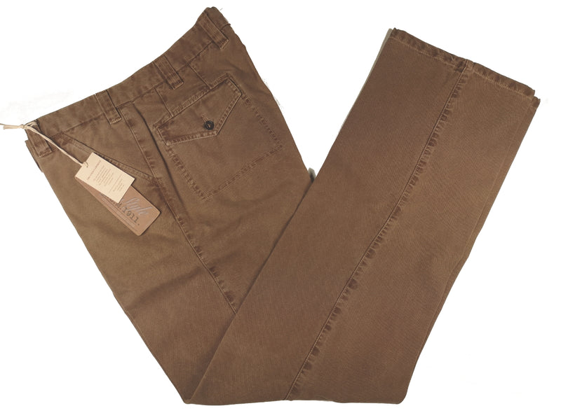 LBM 1911 Trousers 36, Washed Brown Flat front Full Leg Cotton