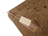 LBM 1911 Trousers 36, Washed Brown Flat front Full Leg Cotton