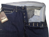Luigi Bianchi Jeans 32 Dark Denim Blue Straight fit Cotton