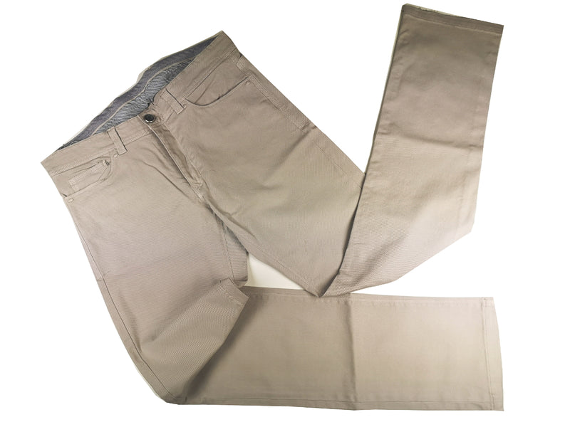Luigi Bianchi Jeans 36 Stone Beige Straight fit Cotton