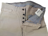 Luigi Bianchi Jeans 36 Stone Beige Straight fit Cotton