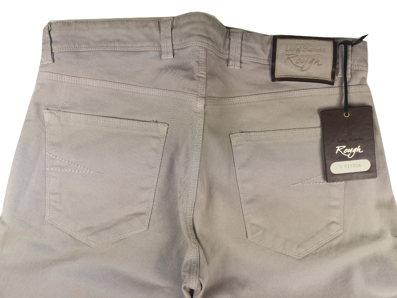 Luigi Bianchi Jeans 36 Stone Beige Straight fit Cotton
