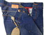 LBM 1911 Jeans 36 Distressed Denim Blue Straight fit Cotton