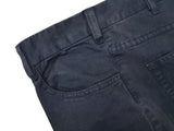 LBM 1911 Trousers 36 Navy Blue Flat front Straight Leg Cotton
